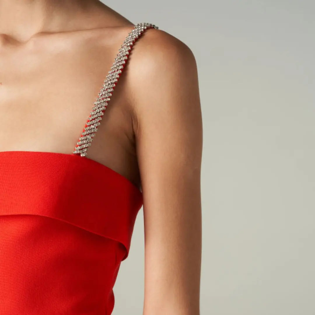 Lover Dress Strap Red