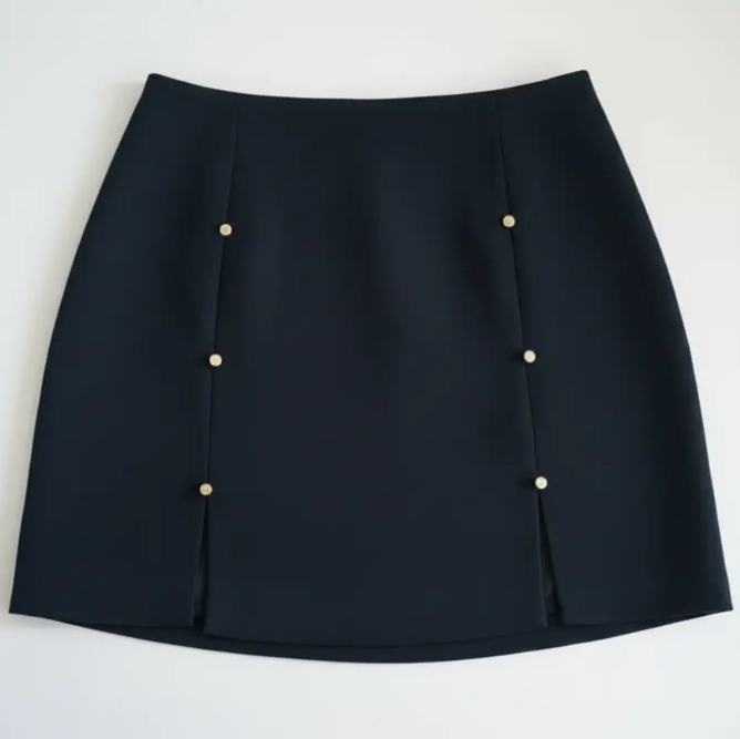 Crystal High-Waist Skirt Moniique Brand