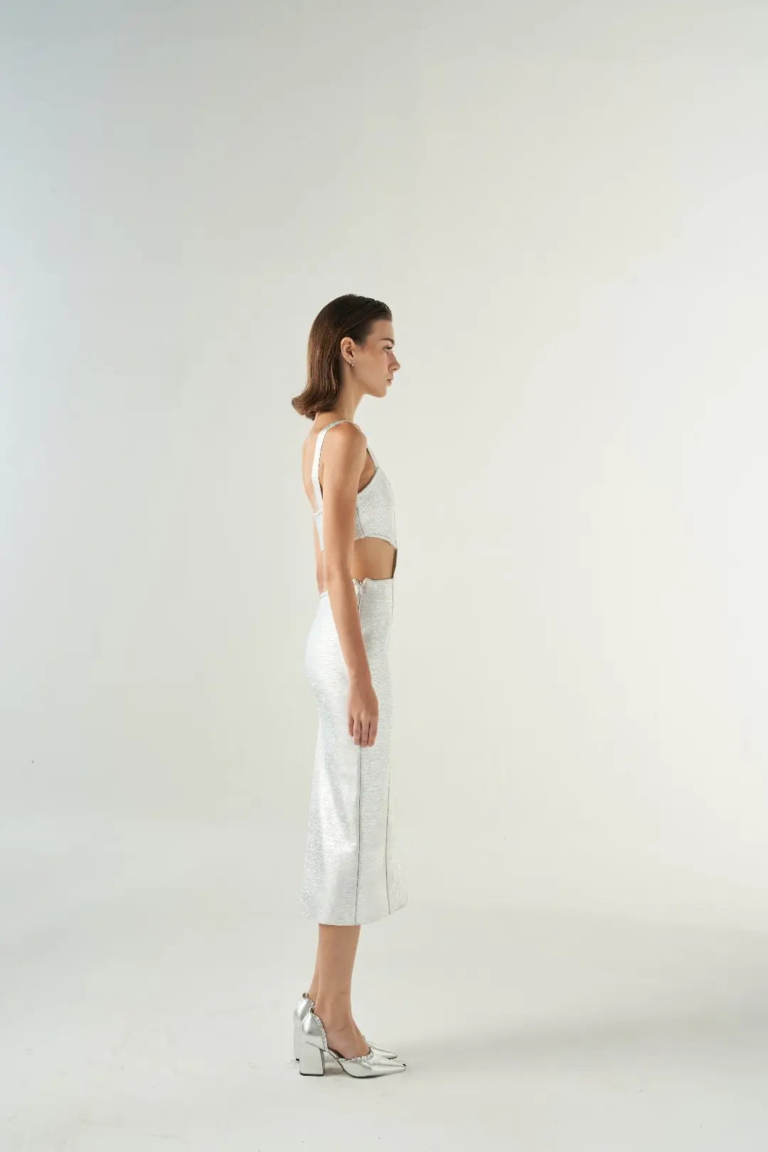 Kendall Dress Metallic Bandage